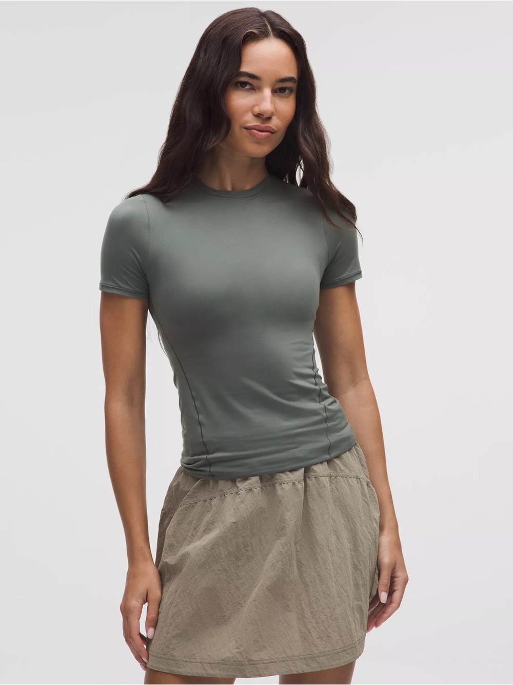 Lululemon Wundermost Ultra-Soft Nulu Hip-Length Crewneck Shirt